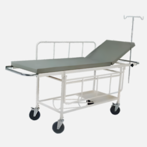 Hospital stretcher trolley with mattress by Bharat Surgical Impex Gurugram