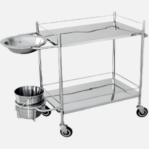 Stainless steel dressing trolley by Bharat Surgical Impex Gurugram