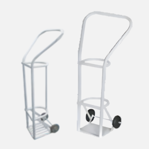 Oxygen cylinder trolley for B and D type cylinders by Bharat Surgical Impex Gurugram