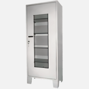 Double door glass instruments cabinet by Bharat Surgical Impex Gurugram