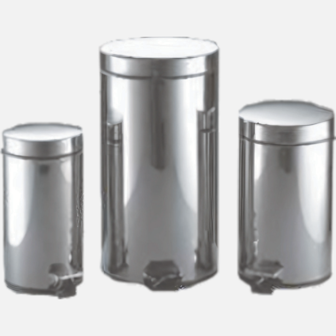 Foot-operated paddle waste bin for hospitals by Bharat Surgical Impex Gurugram