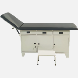 Hospital examination couch with drawers and cabinets by Bharat Surgical Impex Gurugram