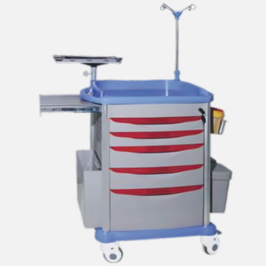 Emergency anaesthesia trolley crash cart by Bharat Surgical Impex Gurugram